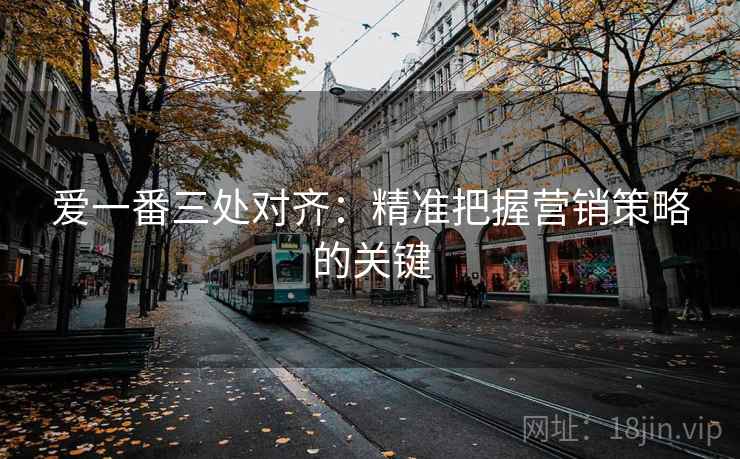 爱一番三处对齐：精准把握营销策略的关键
