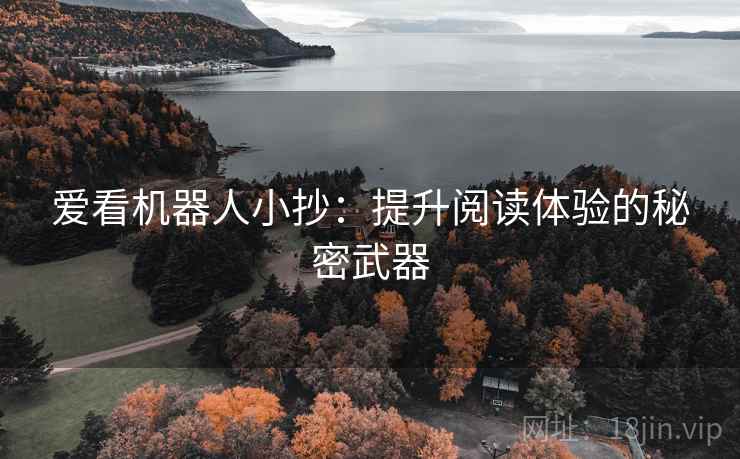 爱看机器人小抄：提升阅读体验的秘密武器